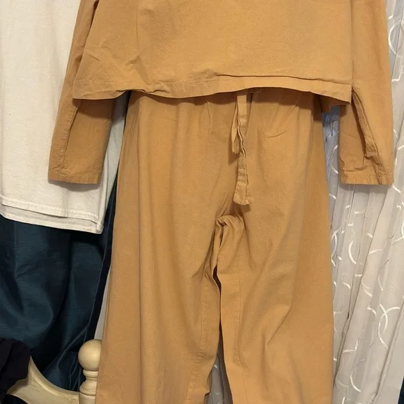 Stylish Tan Jumpsuit - Picture 2 of 9